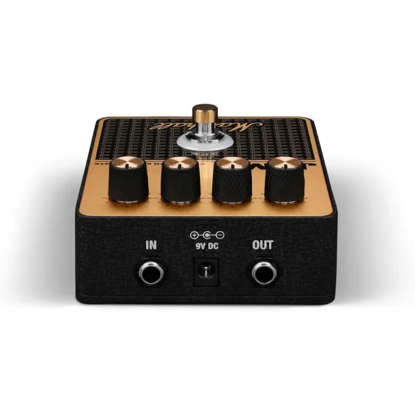 PEDAL DE EFECTO OVERDRIVE DISTORSIÓN JVM MARSHALL | NEGRO Y DORADO