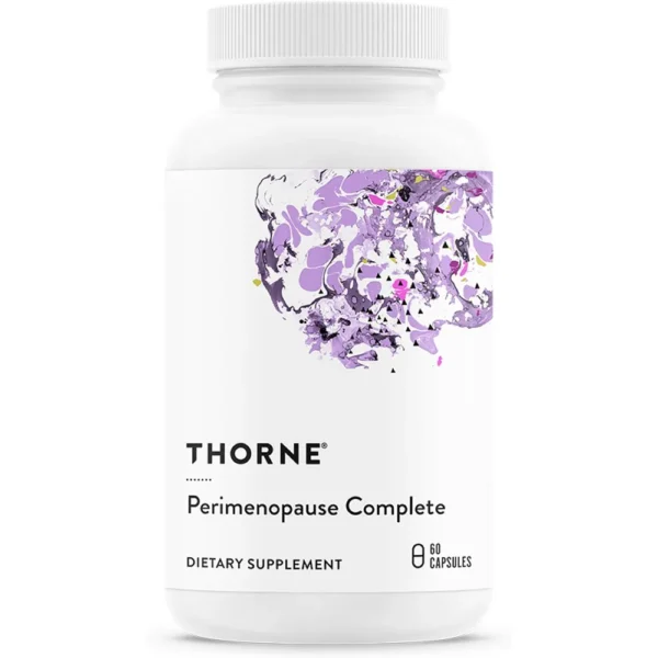 PERIMENOPAUSE COMPLETE THORNE ESTROG-100 + LÚPULO + VITAMINA B6 60 CÁPSULAS