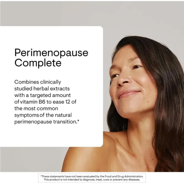 PERIMENOPAUSE COMPLETE THORNE ESTROG-100 + LÚPULO + VITAMINA B6 60 CÁPSULAS