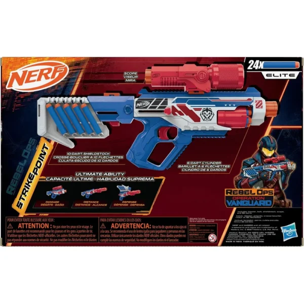 NERF LANZADOR REBEL OPS OPERATION VANGUARD STRIKEPOINT