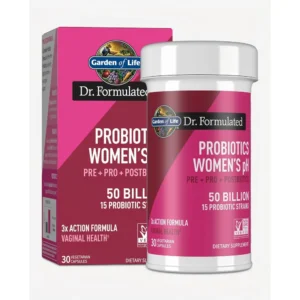 PROBIÓTICO GARDEN OF LIFE DR. FORMULATED WOMEN'S PH 50 BILLONES 15 CEPAS 30 CÁPSULAS | PACK 6