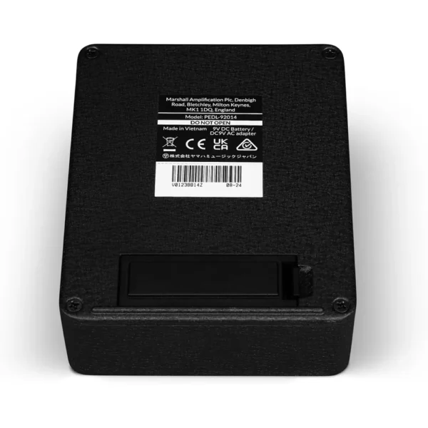 PEDAL DE EFECTO OVERDRIVE DISTORSIÓN JCM900 MARSHALL | NEGRO Y DORADO