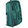 BOLSO WILSON BLADE V10 VERDE PINO CAPACIDAD 15 RAQUETAS