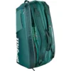 BOLSO WILSON BLADE V10 VERDE PINO CAPACIDAD 9 RAQUETAS
