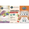 MULTIVITAMÍNICO + HIERRO RAW 22 MG + ASHWAGANDHA GARDEN OF LIFE | SET 3
