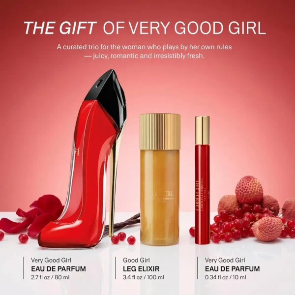SET CAROLINA HERRERA VERY GOOD GIRL EDP MUJER 3 PIEZAS