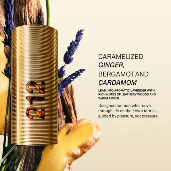PERFUME CAROLINA HERRERA 212 MEN PARFUM EDP 3.4 OZ / 100 ML