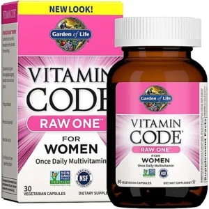 MULTIVITAMÍNICO GARDEN OF LIFE VITAMIN CODE RAW ONE FOR WOMEN 30 CÁPSULAS