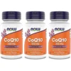 COQ10 NOW FOODS 200 MG 90 CÁPSULAS | PACK 3