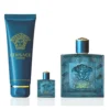 VERSACE EROS PARFUM SET DE REGALO PARA HOMBRE 3 PZS