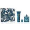 VERSACE EROS PARFUM SET DE REGALO PARA HOMBRE 3 PZS