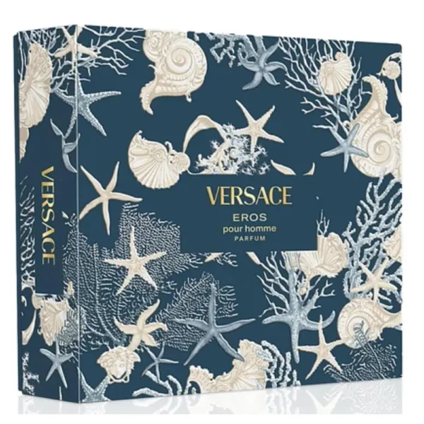 VERSACE EROS PARFUM SET DE REGALO PARA HOMBRE 3 PZS