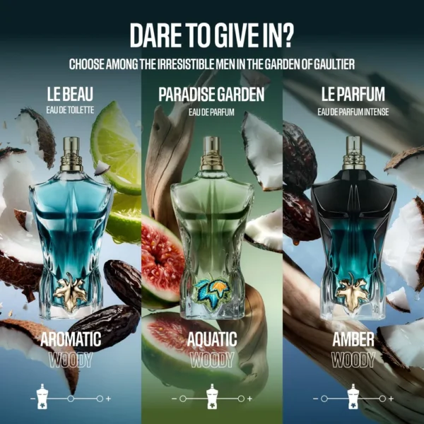 SET JEAN PAUL GAULTIER LE BEAU LE PARFUM EDP INTENSE HOMBRE 2 PIEZAS
