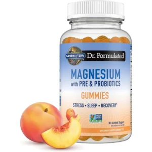 MAGNESIO GARDEN OF LIFE DR. FORMULATED 400 MG DURAZNO 60 GOMITAS | PACK 6