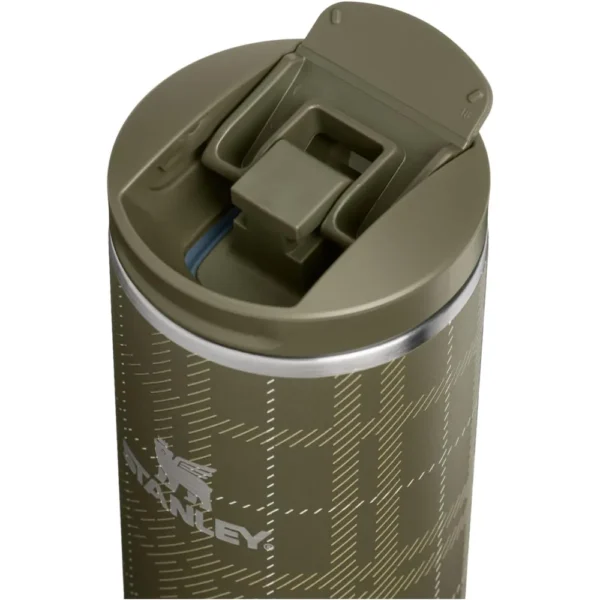 Stanley Transit Flip Top Mug 473 ml Peat Moss Plaid
