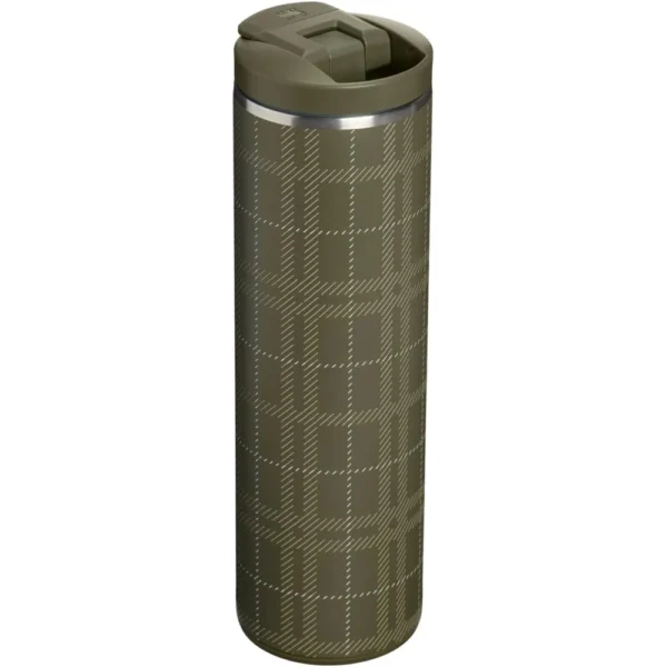 Stanley Transit Flip Top Mug 473 ml Peat Moss Plaid