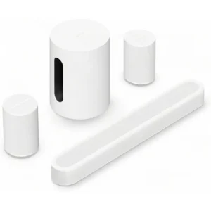 SISTEMA DE AUDIO BARRA BEAM ULTRA + SUB MINI + ERA 100 PAR SONOS | BLANCO