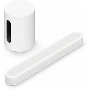 SISTEMA DE AUDIO BARRA BEAM ULTRA + SUB MINI SONOS | BLANCO