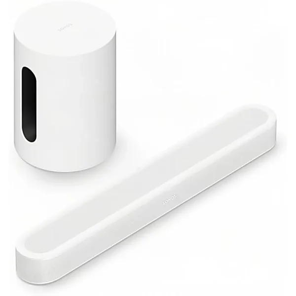 SISTEMA DE AUDIO BARRA BEAM ULTRA + SUB MINI SONOS | BLANCO