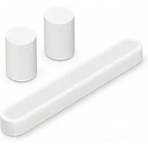 SISTEMA DE AUDIO BARRA BEAM ULTRA + ERA 100 PAR SONOS | BLANCO