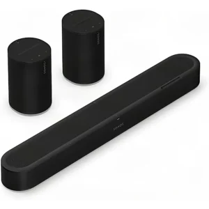 SISTEMA DE AUDIO BARRA BEAM ULTRA + ERA 100 PAR SONOS | NEGRO