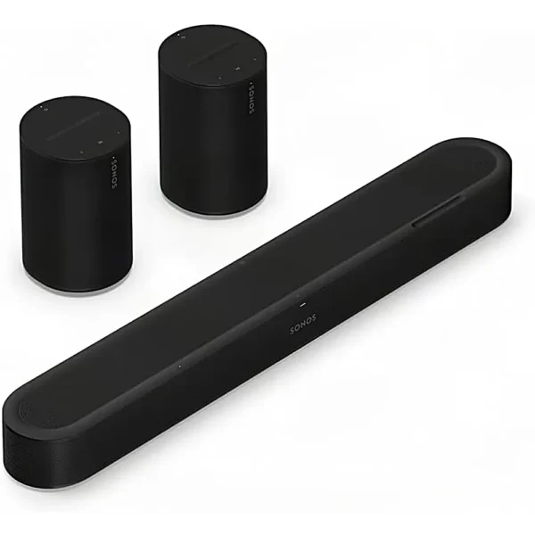 SISTEMA DE AUDIO BARRA BEAM ULTRA + ERA 100 PAR SONOS | NEGRO