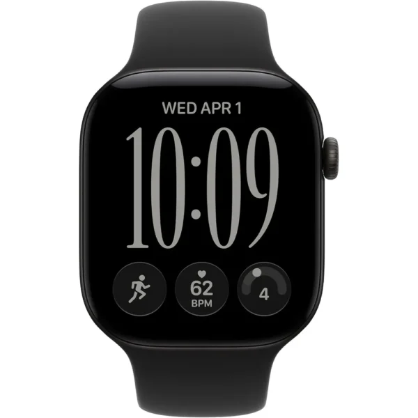 Apple Watch Series 12 (GPS + CELLULAR) 46mm Black Aluminum + Sport Band Black - M/L