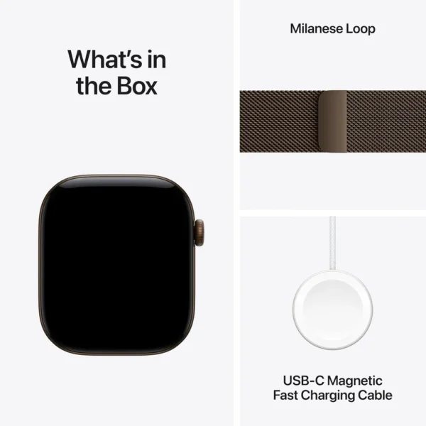 b0hj9snkpn_8.webp Apple Watch Series 12 (GPS) 46mm Dark Bronze Aluminum + Milanese Loop Dark Bronze - M/L