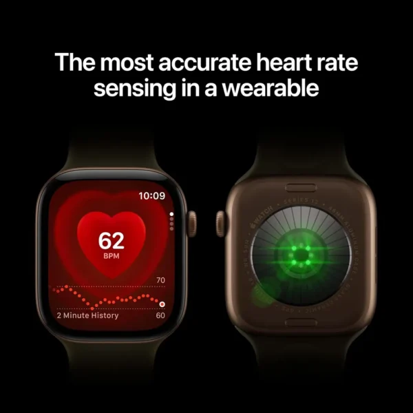 Apple Watch Series 12 (GPS) 46mm Dark Bronze Aluminum + Sport Band Olive - M/L
