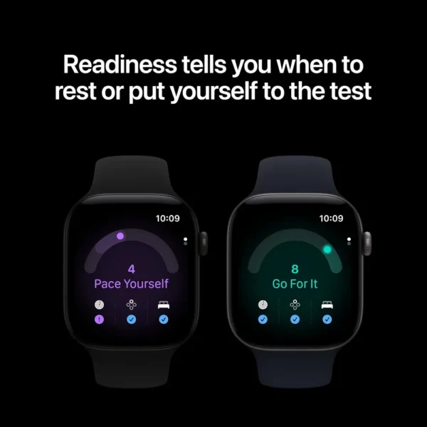 Apple Watch Series 12 (GPS) 46mm Dark Bronze Aluminum + Sport Band Olive - M/L