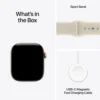 Apple Watch Series 12 (GPS + CELLULAR) 42mm Light Gold Aluminum + Sport Band Sand - S/M