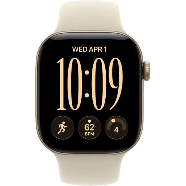 Apple Watch Series 12 (GPS) 42mm Light Gold Aluminum + Sport Band Sand - S/M