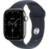 Apple Watch Series 12 (GPS + CELLULAR) 42mm Natural Titanium + Sport Band Navy Blue - S/M