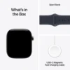 Apple Watch Series 12 (GPS + CELLULAR) 46mm Natural Titanium + Sport Band Navy Blue - M/L