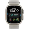 b0hjb42bmk_2.webp Apple Watch Ultra 4 (GPS + CELLULAR) 49mm Natural Titanium + Ocean Band Translucent Gray - One Size