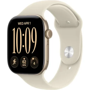 b0hjb4g7br_1.webp Apple Watch Series 12 (GPS + CELLULAR) 46mm Light Gold Aluminum + Sport Band Sand - M/L