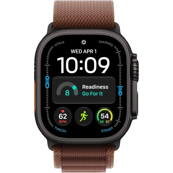 b0hjb58gxs_2.webp Apple Watch Ultra 4 (GPS + CELLULAR) 49mm Black Titanium + Alpine Loop Burgundy - L