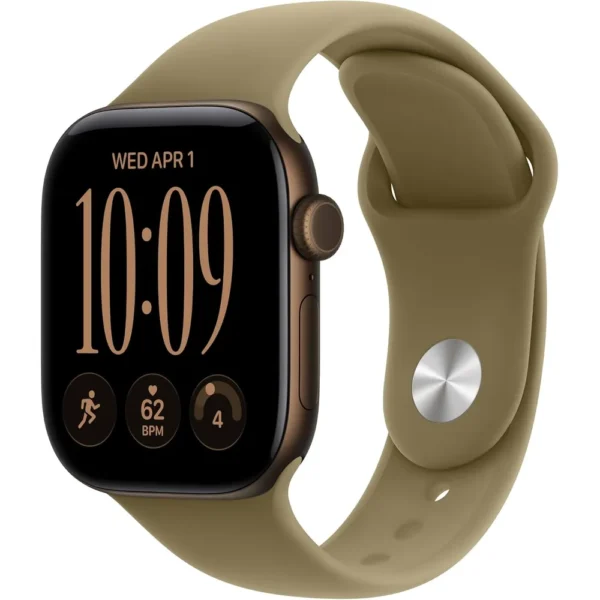 Apple Watch Series 12 (GPS) 42mm Dark Bronze Aluminum + Sport Band Olive - S/M