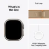 Apple Watch Ultra 4 (GPS + CELLULAR) 49mm Natural Titanium + Trail Loop Sand - S