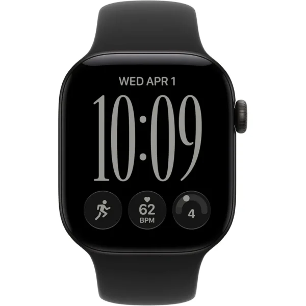 Apple Watch Series 12 (GPS + CELLULAR) 42mm Black Aluminum + Sport Band Black - S/M