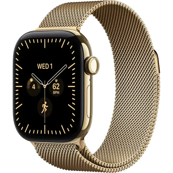 Apple Watch Series 12 (GPS + CELLULAR) 42mm Radiant Gold Titanium + Milanese Loop Radiant Gold - S/M