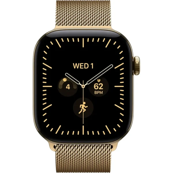 Apple Watch Series 12 (GPS + CELLULAR) 42mm Radiant Gold Titanium + Milanese Loop Radiant Gold - S/M