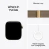 Apple Watch Series 12 (GPS + CELLULAR) 42mm Radiant Gold Titanium + Milanese Loop Radiant Gold - S/M