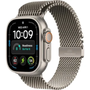 Apple Watch Ultra 4 (GPS + CELLULAR) 49mm Natural Titanium + Milanese Loop Natural Titanium - S