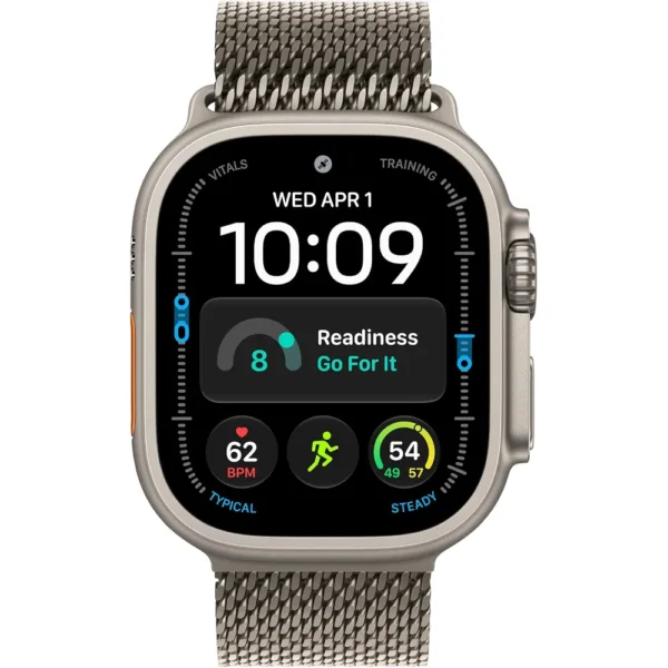 b0hjbb38zh_2.webp Apple Watch Ultra 4 (GPS + CELLULAR) 49mm Natural Titanium + Milanese Loop Natural Titanium - S