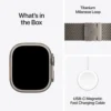 b0hjbb38zh_8.webp Apple Watch Ultra 4 (GPS + CELLULAR) 49mm Natural Titanium + Milanese Loop Natural Titanium - S