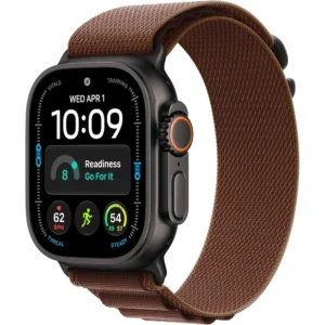 Apple Watch Ultra 4 (GPS + CELLULAR) 49mm Black Titanium + Alpine Loop Burgundy - S