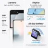 CELULAR SAMSUNG GALAXY Z FLIP7 FE 128GB BLANCO